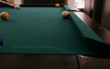 Video Stock Potting Stripes On A Pool Table Free