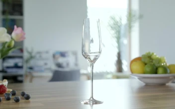 Video Stock Pouring Champagne Into A Flute Glass Free