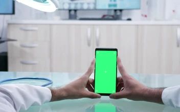 Video Stock Pov Of A Doctors Hands Looking At A Cell Phone Free