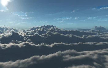 Video Stock Pov Of A Ship Flying In The Clouds Free