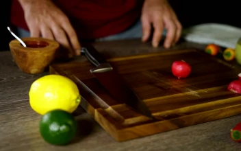 Video Stock Preparing A Radish For A Salad Free