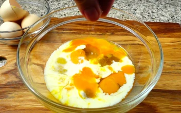 Video Stock Preparing Breakfast With Eggs And Milk Free