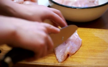Video Stock Preparing Chicken Meat In Fillets Free