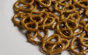 Video Stock Pretzel Snack Rotating Free