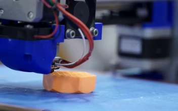 Video Stock Printing A Part In D In The Workshop Free