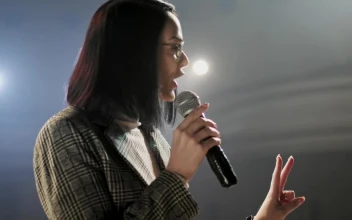 Video Stock Professional Speaker With A Microphone In Hand Free