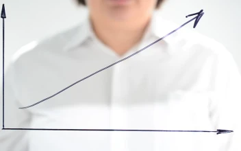 Video Stock Profit And Loss Graph On A Glass Free
