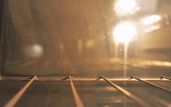 Video Stock Putting A Cake To Bake Seen From Inside The Oven Free