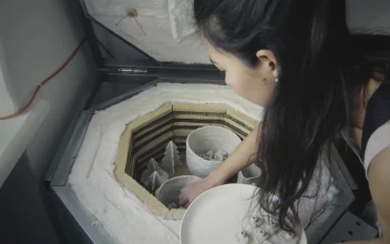Video Stock Putting Ceramic Clay Objects In The Oven Free