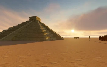 Video Stock Pyramids And Tourists In The Desert Free