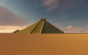Video Stock Pyramids In A Big Desert Time Lapse Shot Free