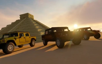 Video Stock Pyramids Tourists And Off Roads Vehicles Free