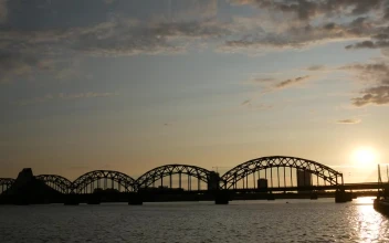 Video Stock Railway Bridge Over A River Free