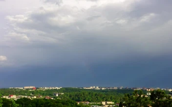 Video Stock Rain Falling In The Distance Free