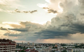 Video Stock Raining In A Town Time Lapse Free
