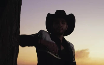 Video Stock Rancher Looking Around On A Ranch At Sunset Free