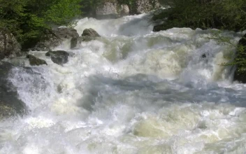 Video Stock Rapids Of The River In Slow Motion Free