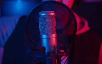 Video Stock Rapper Recording A Track In A Music Studio Free