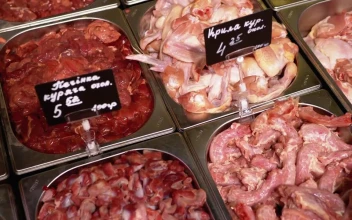 Video Stock Raw Fresh Meat In A Supermarket Free