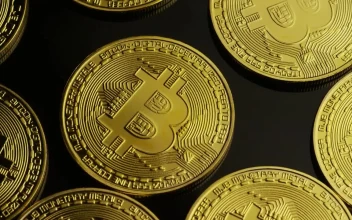 Video Stock Real Bitcoin Coins On A Black Surface Free