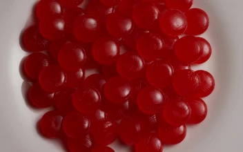 Video Stock Red Candies Slowly Spinning On A Plate Free
