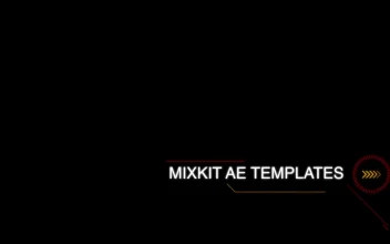 Video Stock Red Hud Lower Third Free