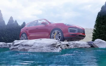 Video Stock Red Off Road Vehicle Animation Free