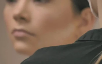 Free Stock Video Reflection Of A Girls Face While Being Made Up