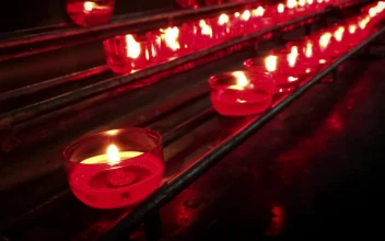 Free Stock Video Religious Or Spiritual Place With Series Of Red Candles