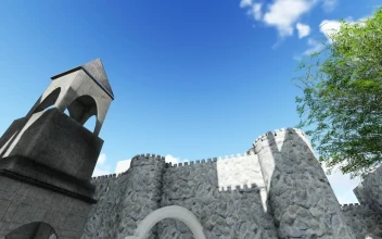 Free Stock Video Render Of A Medieval Castle At Daytime