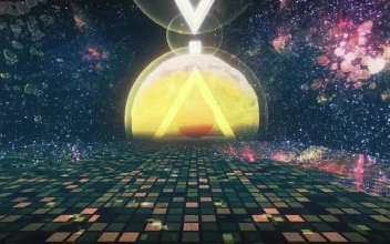 Free Stock Video Retro Cyberpunk World In Space