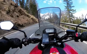Free Stock Video Riding On A Motorcycle First Person Perspective