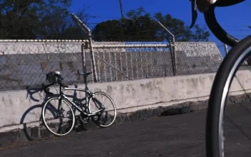 Free Stock Video Rim Of A Bicycle That Is Driven By One Person