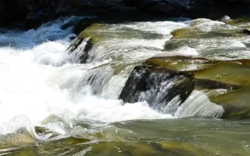 Free Stock Video River Flowing Over Large Rocks  Large