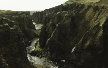 Free Stock Video River Flowing Through Rocks