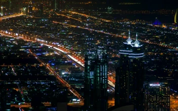 Free Stock Video Roads With Traffic In Dubais Night