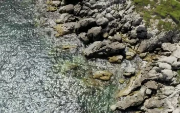 Free Stock Video Rocks Along The Shore