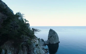 Free Stock Video Rocky Coast With Calm Water