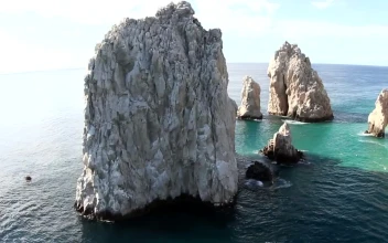 Free Stock Video Rocky Mounds Near The Seashore