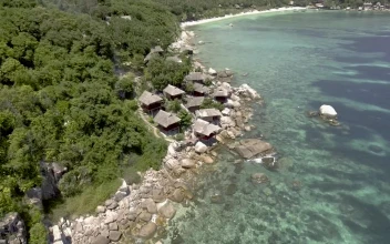 Free Stock Video Rocky Seashore With Bungalows