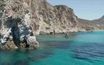 Free Stock Video Rocky Shoreline With A Turquoise Blue Sea