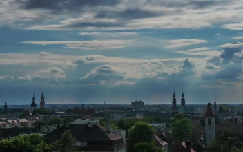 Free Stock Video Roofs And Towers Of The City Time Lapse