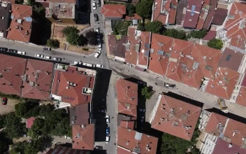 Free Stock Video Rooftops In A Town Top View