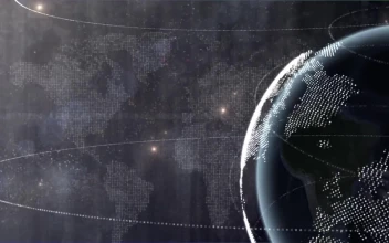 Free Stock Video Rotating Digital World Background Video