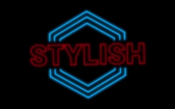 Free Stock Video Rotating Neon Logo Title