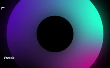 Free Stock Video Round Gradient Title