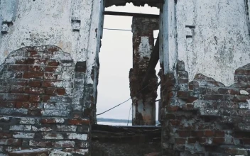 Free Stock Video Ruins Of An Old Church