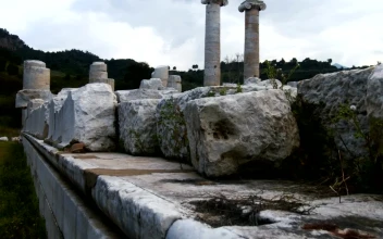 Free Stock Video Ruins Of The Temple Of Artemis At Sardes Lydia