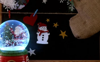 Free Stock Video Santa Claus Christmas Snow Globe