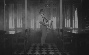 Free Stock Video Saxophonist Playing Jazz In An Empty Restaurant